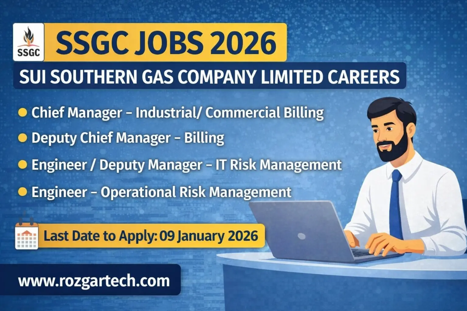 SSGC Jobs 2026 | Sui Southern Gas Company jobs Online Apply