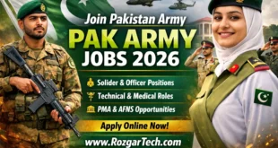 Pakistan Army Jobs 2026 | Join Pak Army Solider Jobs
