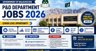 Balochistan Planning Development Department Jobs 2026