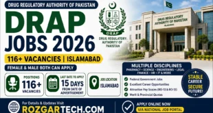 Drug Regulatory Authority of Pakistan jobs DRAP jobs 2026 1