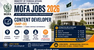 Ministry of Foreign Affairs Jobs 2026 for Content Developers