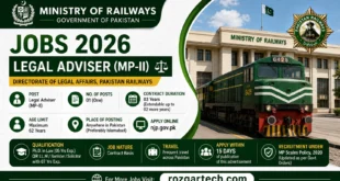 Ministry of Railways Islamabad Jobs